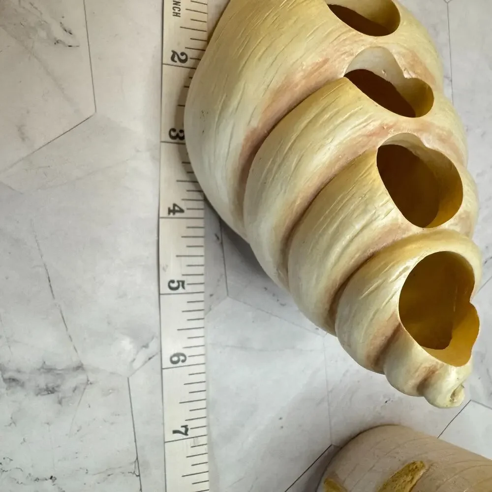 Seychelles Newport Toothbrush Holder & Bathroom Tumbler Nautilus Sea Shell Beach